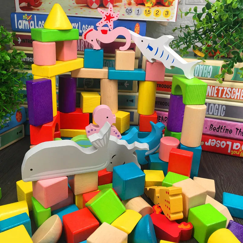 

Zooblock South Korea Building Blocks Animal Flat Multi-functional 100 Tablets Building Blocks Toy High B Lattice Boxed Balance d