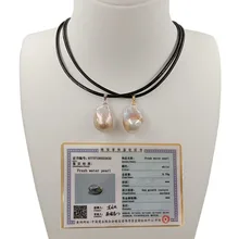 Натуральный пресноводный жемчуг, большая форма барокко, 14-16 мм x 23 мм Большой барокко, природа фиолетовый цвет