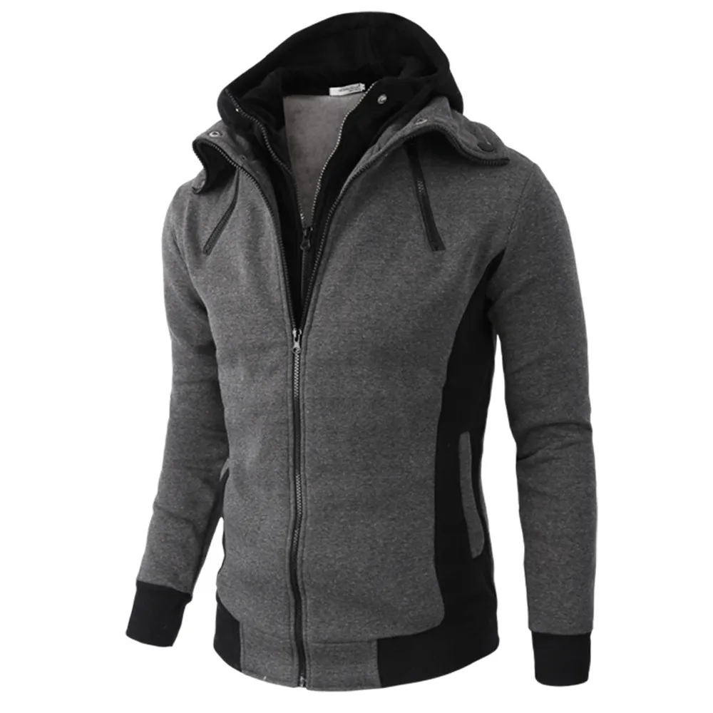 Winter Jackets Hooded Men Autumn Winter Warm Outwear Brand Slim Mens Coats Casual Windbreaker Quilted Jackets Men Plus Size