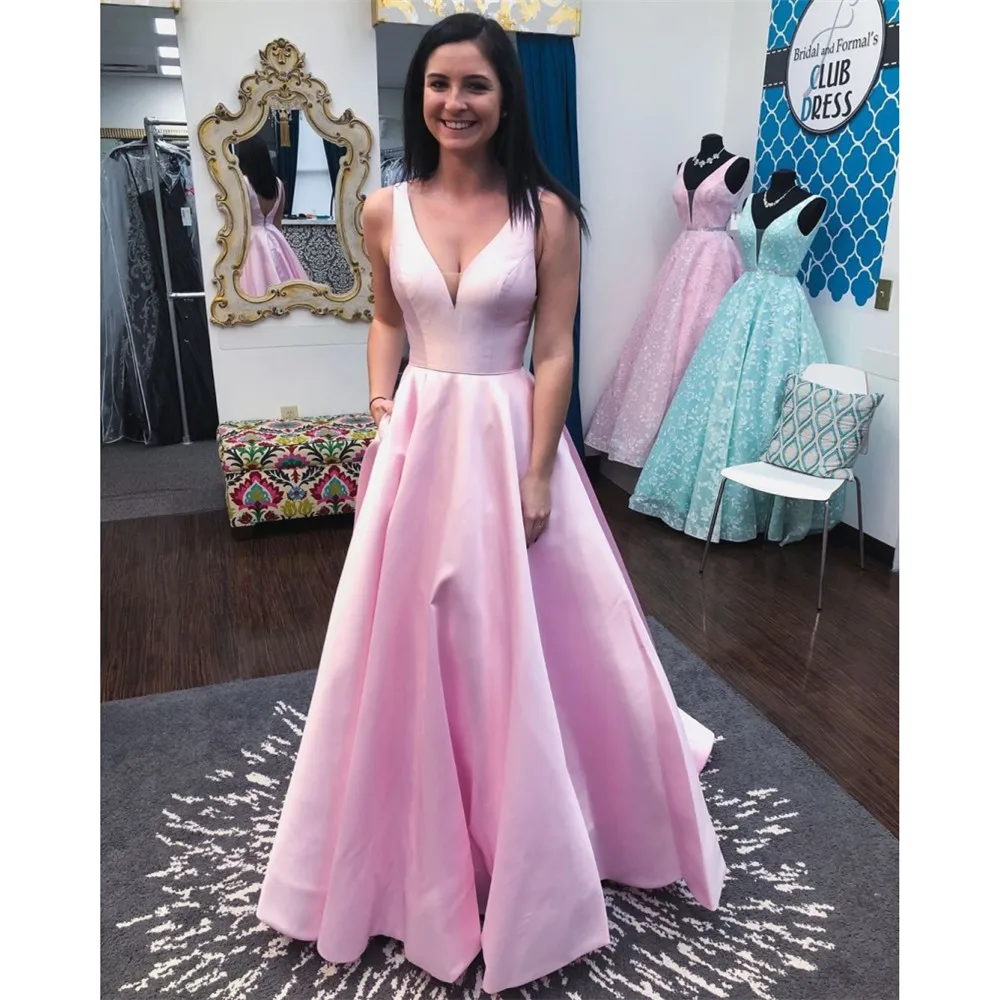 HONGFUYU-Elegant-V-Neck-Prom-Party-Gowns-Evening-Dresses-With-Pockets-2020-Long-robe-de-soiree