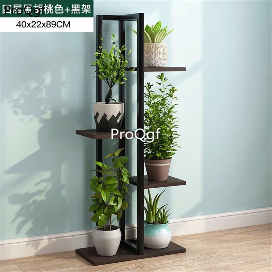 ProQgf 1 шт. набор 4 слоя 40*22*89 см растительная полка - Color: 1