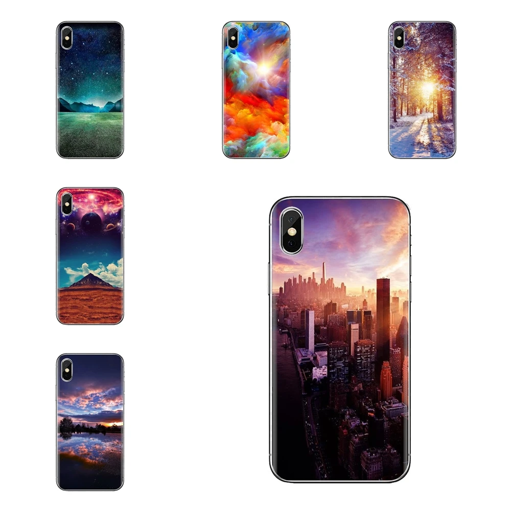 Психоделические пейзажи обои 2 для Huawei NOVA 3 2i 3i Y6 Y7 Y9 премьер-профессионал GR3 GR5 2017