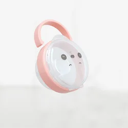 Caixa de armazenamento de chupeta caixa de pasta de dente capa poeira portátil bonito urso universal bebê molar barra chupeta