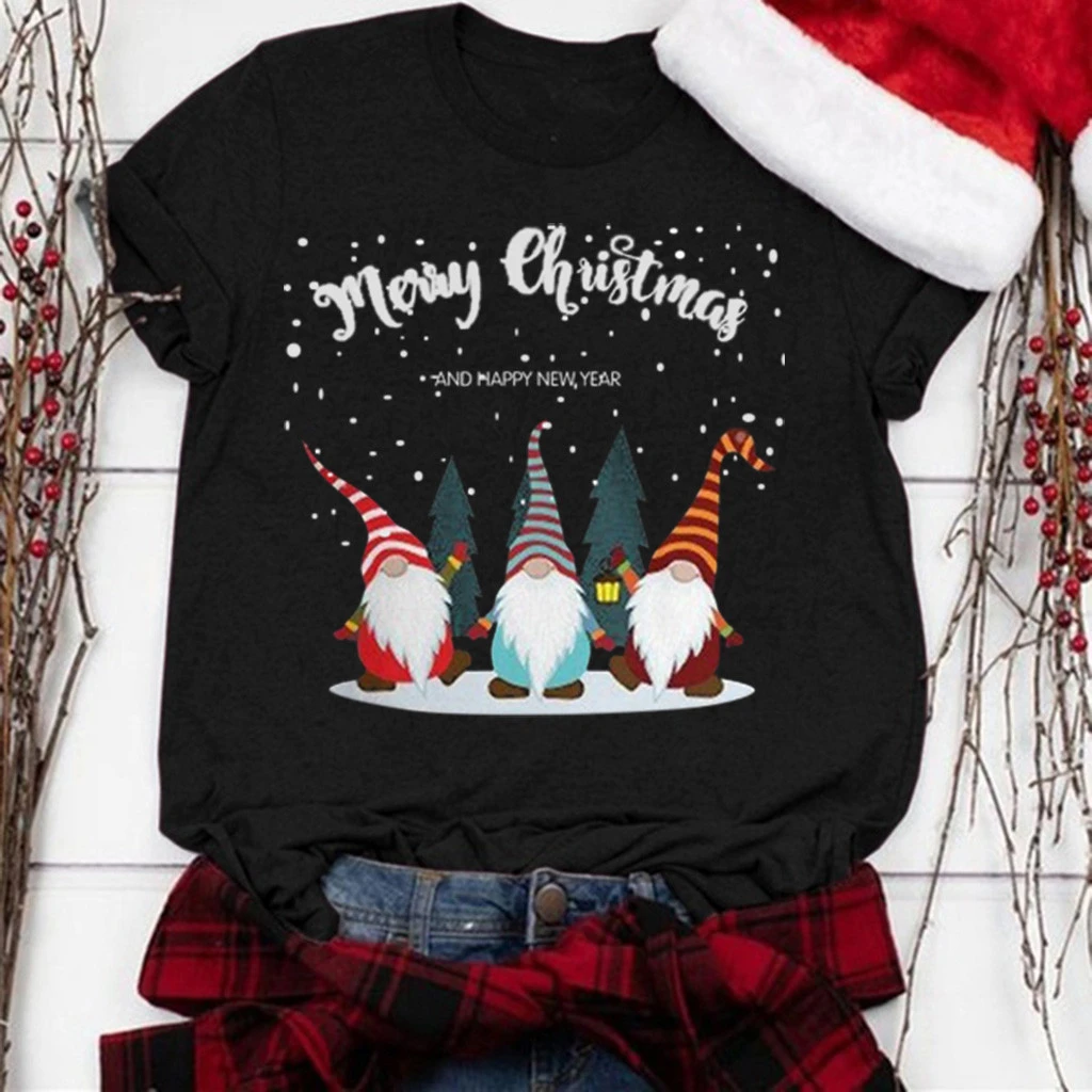 女性のための面白いドワーフのかわいい服メリークリスマスと幸せな年のtシャツ 女性の漫画のプリントtシャツ 女性のtシャツ Tシャツ Aliexpress 女性のための面白いドワーフのかわいい服メリークリスマスと幸せな年のtシャツ 女性の漫画のプリントtシャツ 女性のtシャツ Tシャツ Aliexpress