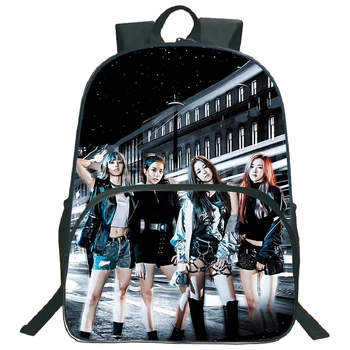 

Blackpink Kpop Backpack Cool Jennie Rose Lisa Jisoo Korean Style Backpack School Bags for Girls Boys Book Bag Children Schoolbag