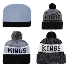 Высокое качество Kings Beanie вышитые лыжные вязаные шапки для женщин и мужчин зимняя шапка Теплые Мешковатые шапочки вязаная шапка s теплые шапки
