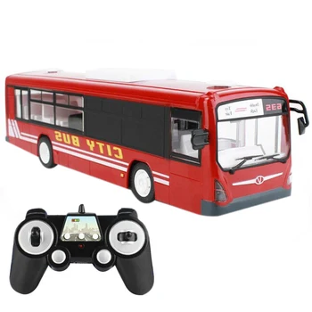 

Remote Control Bus City Express High Speed One Key Start Function Bus With Realistic Sound And Light Rc Car 6 Channel 2.4G