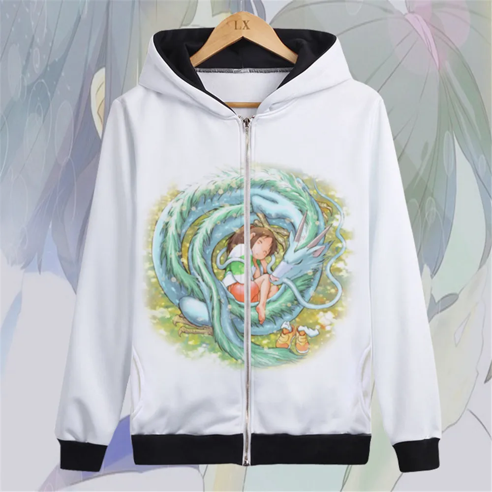 Style18 Косплей японского аниме Studio Ghibli толстовки женские свитшоты Толстовка уличная Забавный джемпер - Цвет: Style18