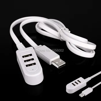 

Splitter usb Cable 1.2m 30cm 3 Ports cables for samsung htc mp3 pc android phone