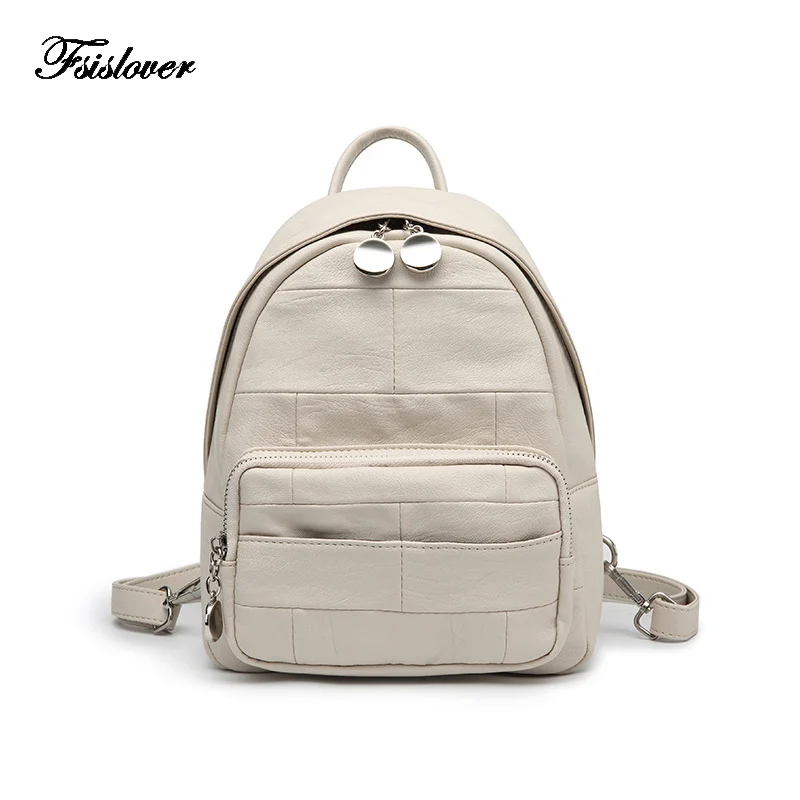 Рюкзак FSISLOVER из мягкой искусственной кожи для подростков школьные мини-рюкзаки