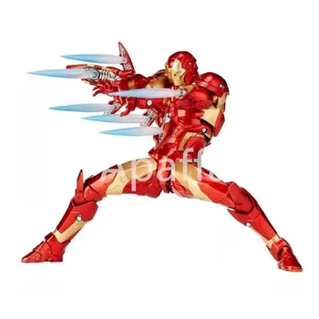 

Marvel 2019 Avengers Japanese Yamaguchi Iron Man MK37 6" Bleeding Edge Armor PVC Action Figure Toys for gift