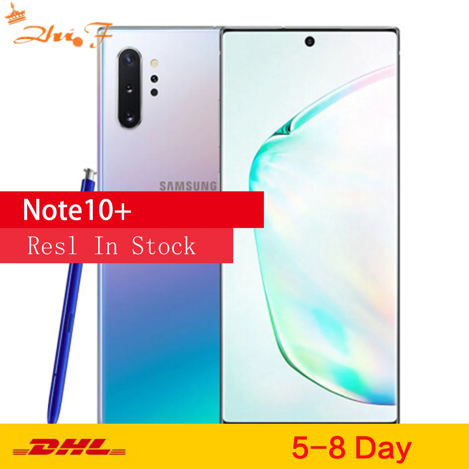 Samsung Galaxy Note10 + N975U Note10 Pro N975U1 Unlocked cep telefonu = = = = = = = = = = = = Snapdragon 855 Octa çekirdek 6.8 "üçlü kameralar 12GB