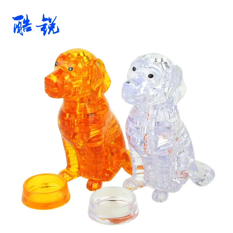 

3D Crystal Jigsaw Puzzle Golden Retriever 3D Crystal Building Blocks Jigsaw Puzzle 3D Crystal Puppy Building Blocks Jigsaw Puzzl