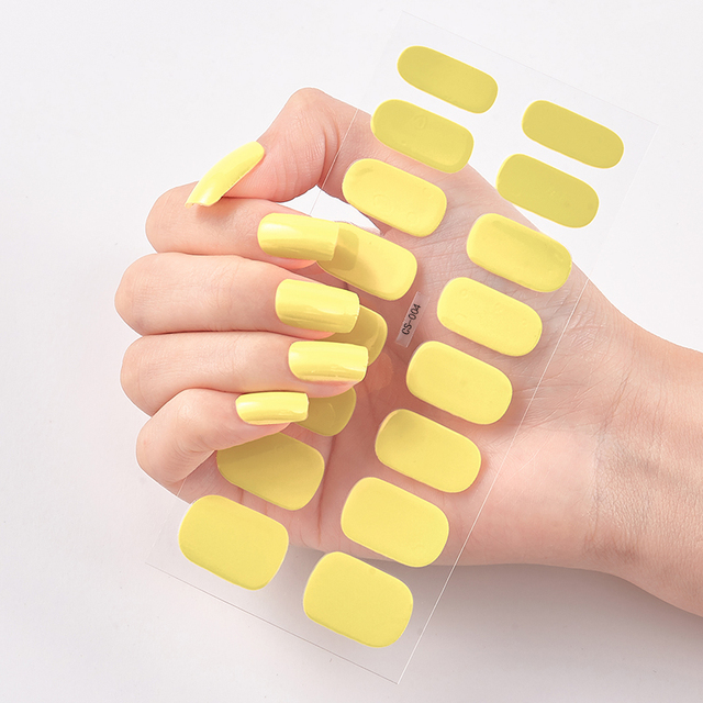 Tips/Sheet Minimalist Design Gradual Change Glitter Series Powder Sequins Self Adhesive Nail Sticker Nails Sticker Designer