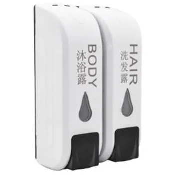 

Double Shower Soap Dispenser Wall Mounted Liquid Soap Shampoo Dispenser Washing Lotion For Bathroom