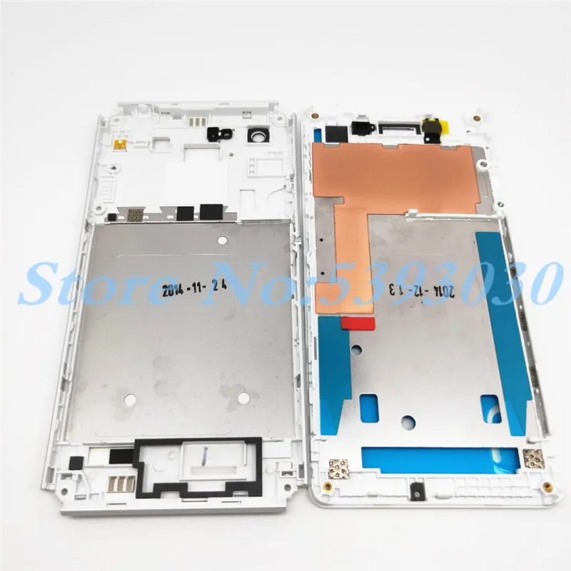 Для sony Xperia E3 D2203 D2206 D2202 крышка батареи Задняя Дверь Корпус чехол+ ЖК средняя рамка Шасси Замена пластины
