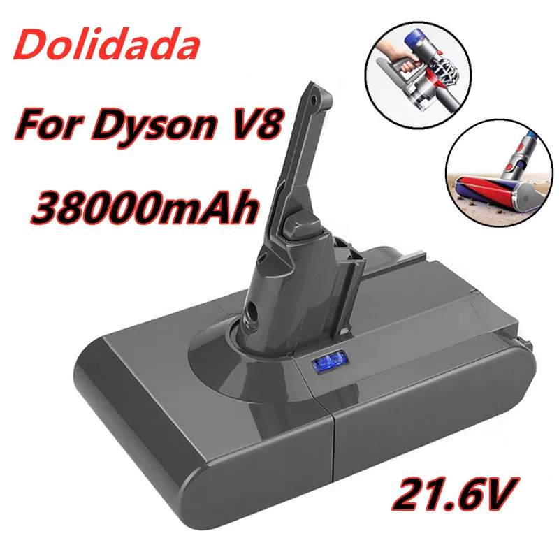 Аккумулятор для Dyson V8 38000 мАч 21 6 в литий-ионная аккумуляторная батарея пылесоса |