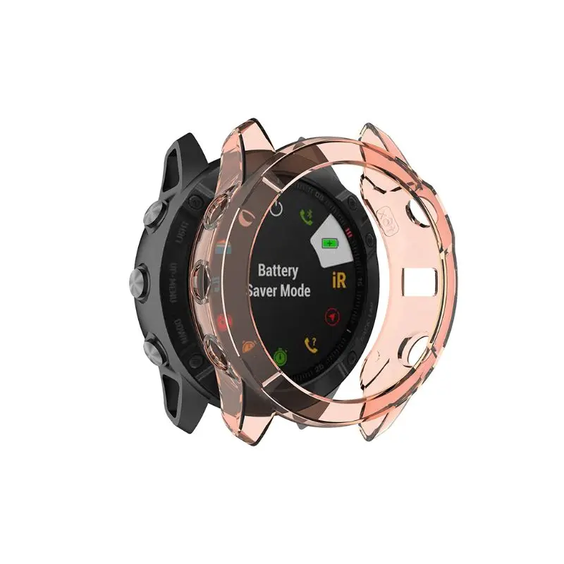 Мягкий прозрачный защитный чехол из ТПУ для GARMIN Fenix 6X Watch