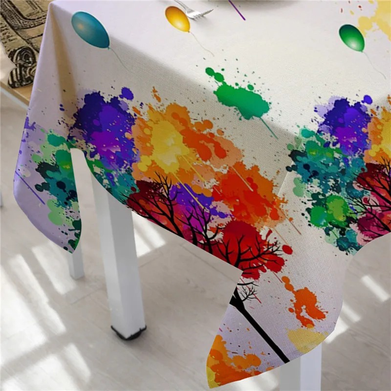 table cloth Primeval 3D Flower Table Cloth Rectangular Tea Table Cover Dining Home Decor manteles de mesa rectangular  #4O09  (30)