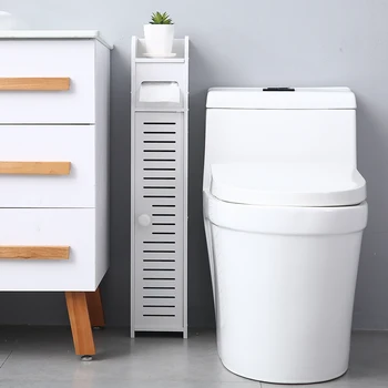 

2-Tier Paper Towel Storage Cabinet PVC Towel Storage Rack Holder Bathroom Corner Shelves Shampoo Holder Storage Rack