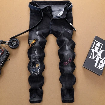 

New High quality fashion men's jeans in autumn and winter design