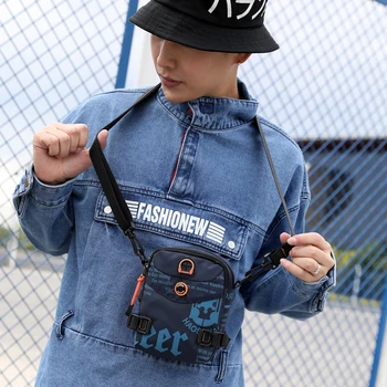 

2020 Waterproof Graffiti Letter Crossbody Shoulder Bags Multifunctional Messenger Bag Waist Packs Phone Fanny Bag Earphone Hole