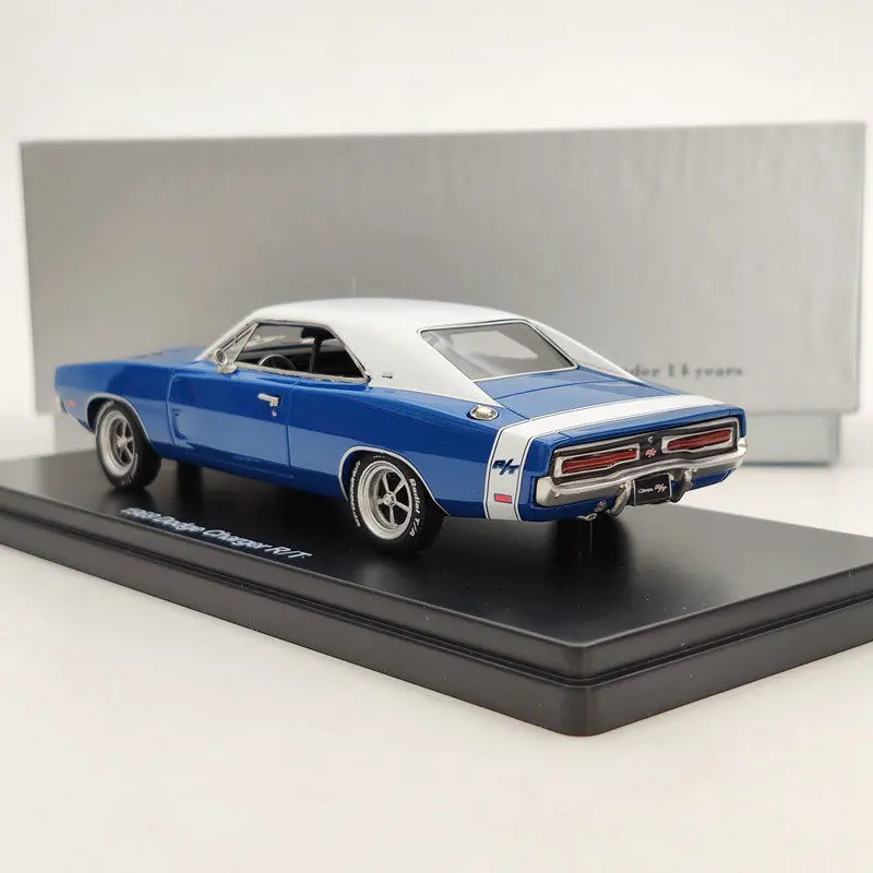 1/43 1969 DODGE зарядное устройство R/T SE-синий и белый смолы ОГРАНИЧЕННАЯ МОДЕЛЬ