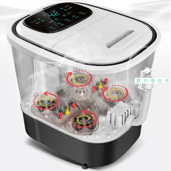 

L Fully Automatic The Foot Bath Electric Deep Bucket Heating Wash The Footbath Automatic Massage Soak The Foot