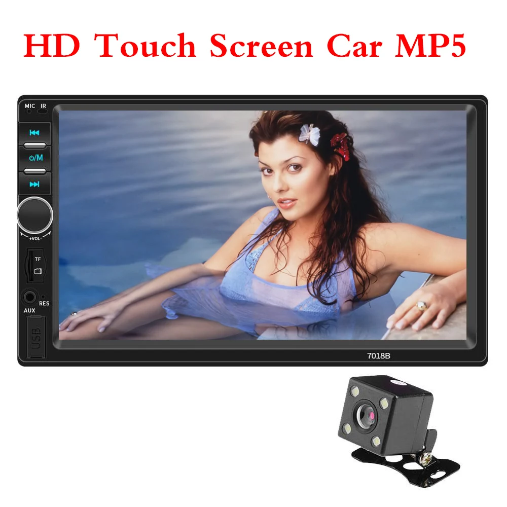 LAMJAD 2 din автомобильный стерео 7 &quotHD автомобильное радио Bluetooth FM аудио MP5 плеер 2din