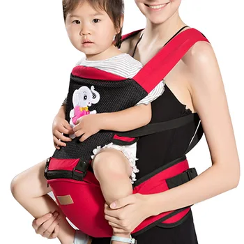 

CYSINCOS Infant Kangaroo Hipseat For Newborn Stools Baby Carrier Front Facing Baby Carrier Comfortable Sling Backpack Pouch Wrap