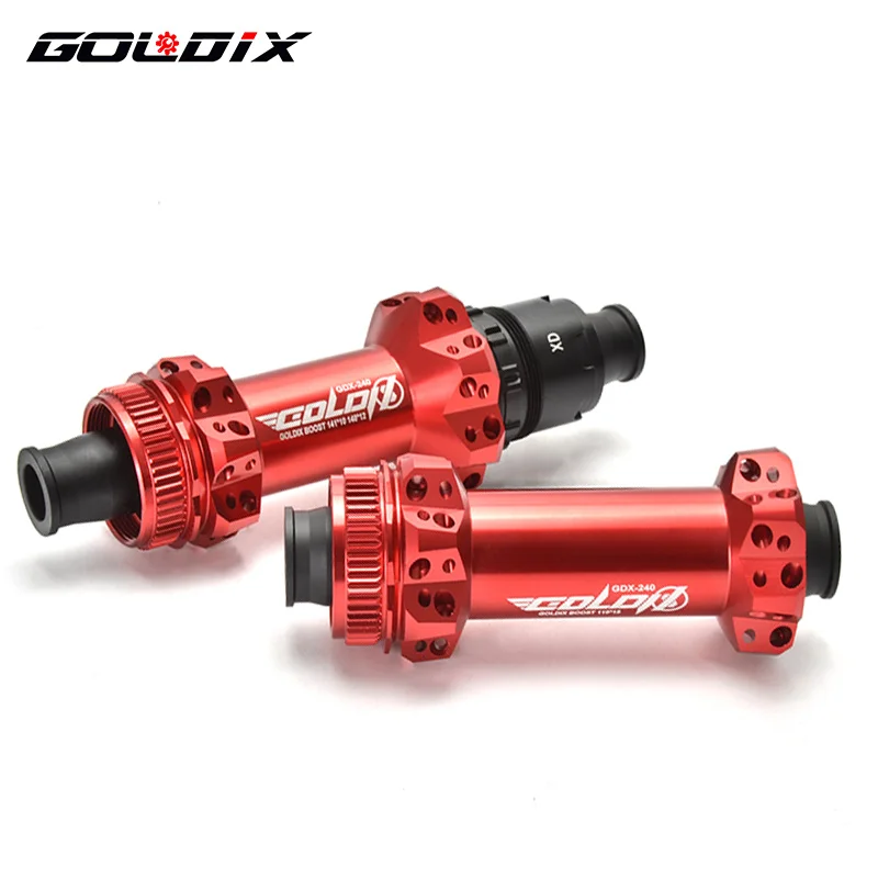 GOLDIX 240 EXP 180 MTB Bike 28H Naben Center Lock Disc Brake In Front 110*15 Rear148 *12mm Ultra Light DT 180 MTB Hub