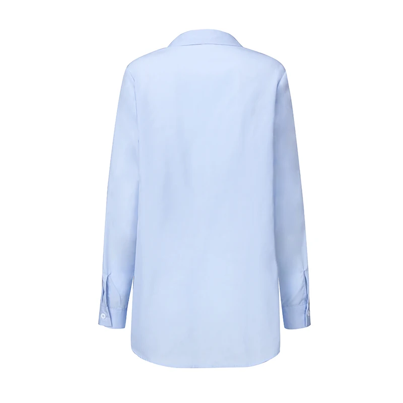 Fashion ZANZEA 2020 Women Lapel Neck Long Sleeve OL Blouse Spring Buttons Shirt Elegant Solid Blusas Femininas Chemise Top Mujer