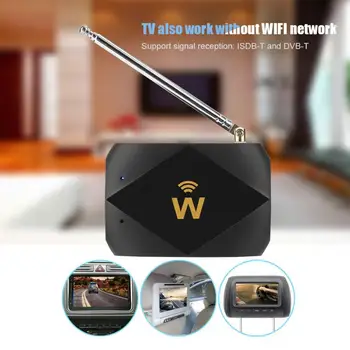 

WIFI ISDB-T/DVB-T HD Mobile TV Receiver Supports for iPhone for Android Phones for Android/ IOS