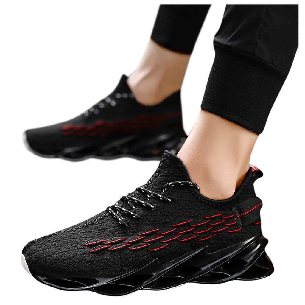 Для мужчин пара повседневная обувь Для мужчин s беговые кроссовки Обувь с дышащей сеткой удобная легкая прогулочная спортивная обувь марафонки#1029 г