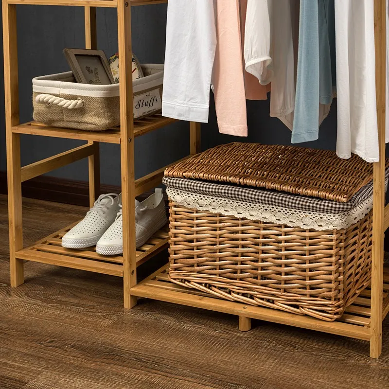 modern Wardrobe Multifunction Storage Rack Orgnizer Floor shoe rack Large Capacity Clothing Hanger Coat Home Furniture