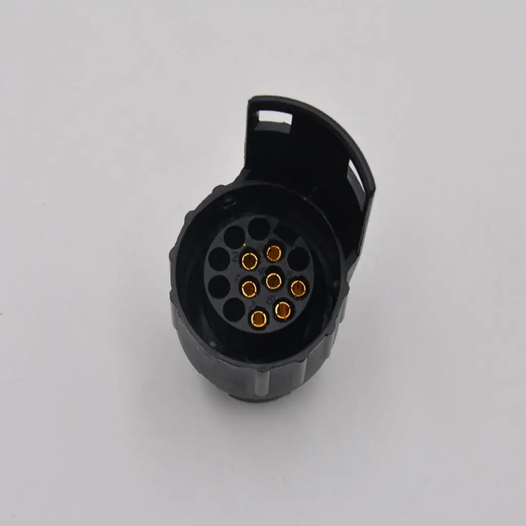 7 To 13 Pin Trailer Truck Socket Electric Towing Converter Caravan Plug Adapter