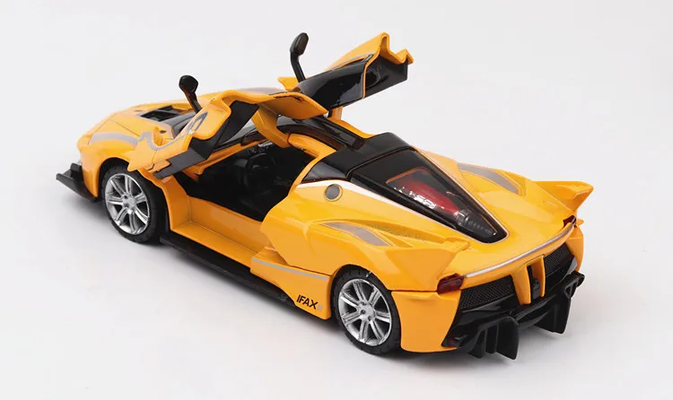 Новинка 1:32 Ferrarie сплав модель Diecasts Супер гоночный оттягивающийся автомобиль транспортные средства игрушки для детей подарки мальчик дропшиппинг HotWheel