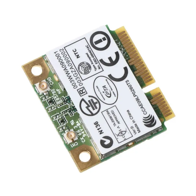 Verkoper nieuwigheid Sleutel For Atheros Ar9287 Ar5b97 Wireless Adapter 300mbps Mini Half Pci-e Wifi Card  Pxpe - Network Cards - AliExpress
