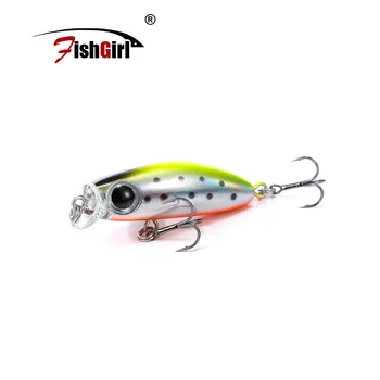 

Pesca Japanese Design ULTRA LIGHT Stream Fishing Lure 2.2g 35mm Floating Minnow MINI Crankbait Hard Bait For Perch Trout Bass