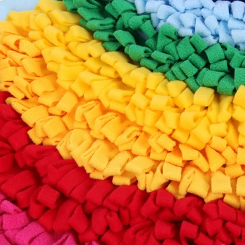 

Colorful Hot Air Balloon Washable Pet Snuffle Feeding Mat Dog Puzzle Toy Blanket E8BD