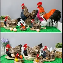 Искусственный куриный рисунок обучающая модель домашний сад украшение супермаркетов ремесла подарки образование дисплей реквизит