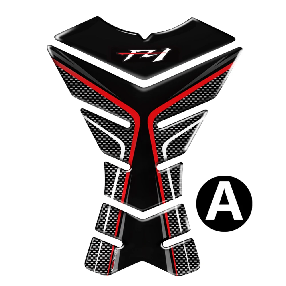 fz1 sticker Motorcycle Tank Pad Protector Decal Stickers Carbon-look Case for Yamaha FZ1 FZ 1 FZ1N Tankpad - Цвет: A
