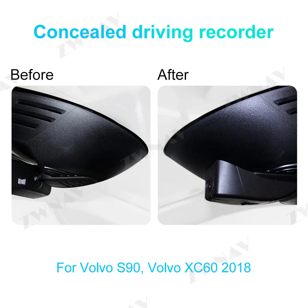 Автомобильный Специальный автомобильный Автомобильный регистратор DVR фронтальная камера HD видеорегистратор с ночным видением для Volvo XC60 V60 V90+ видеорегистратор с ночным видением