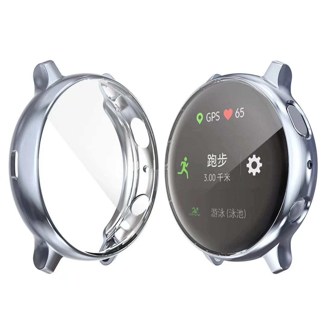 Защитный чехол для samsung galaxy watch active 2 44 мм 40 мм силиконовый защитный чехол на весь экран s чехол для galaxy watch Active