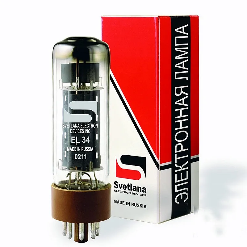SVETLANA EL34 Vacuum Tube Replace 6CA7 6P3P 6L6 EL34B Factory Test And Match | Электроника