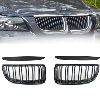 

Front Grilles Car Dumb Auto Intake Grille Car Dumb Black Front Kidney Grill Grilles For Bmw E90 E91 318 320i 325i 330i 2006-2008