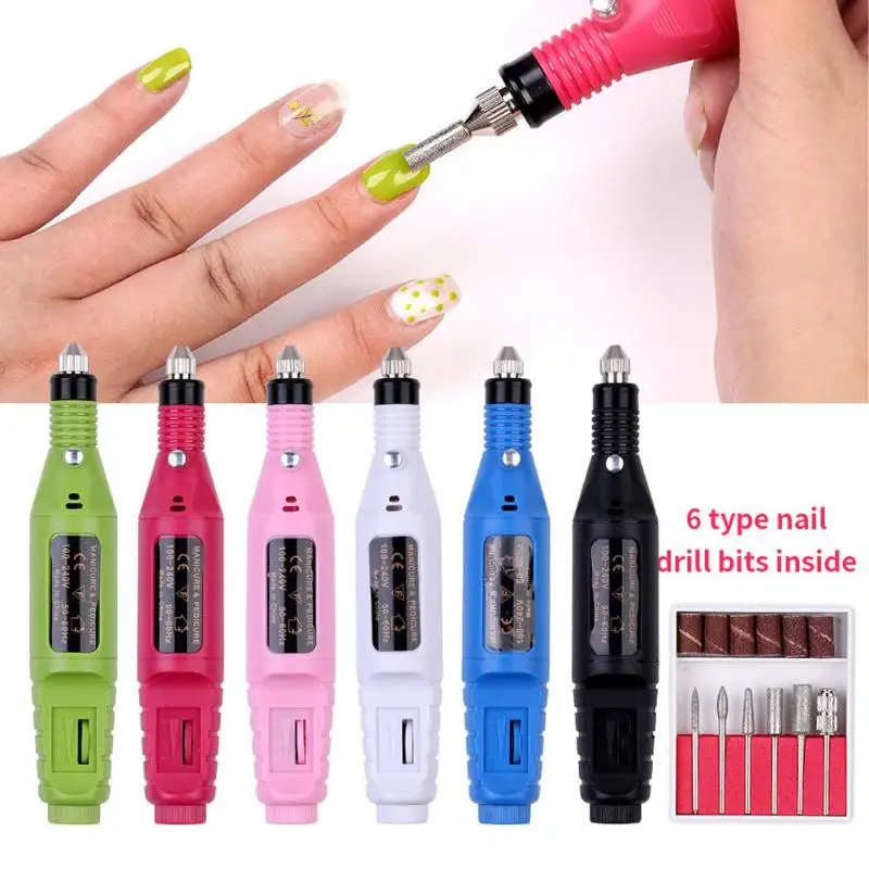 Professional Electric Nail Drill Machine Set Nail Art Polish Drill Pen Pedicure Nail Manicure Machine File Nail Art Tools Kit