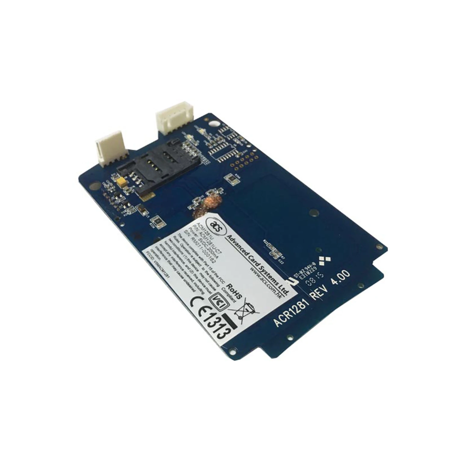 

RS232 13.56mhz NFC Rfid Contactless Smart Card Reader Module With SAM Slot ACM1281S-C7