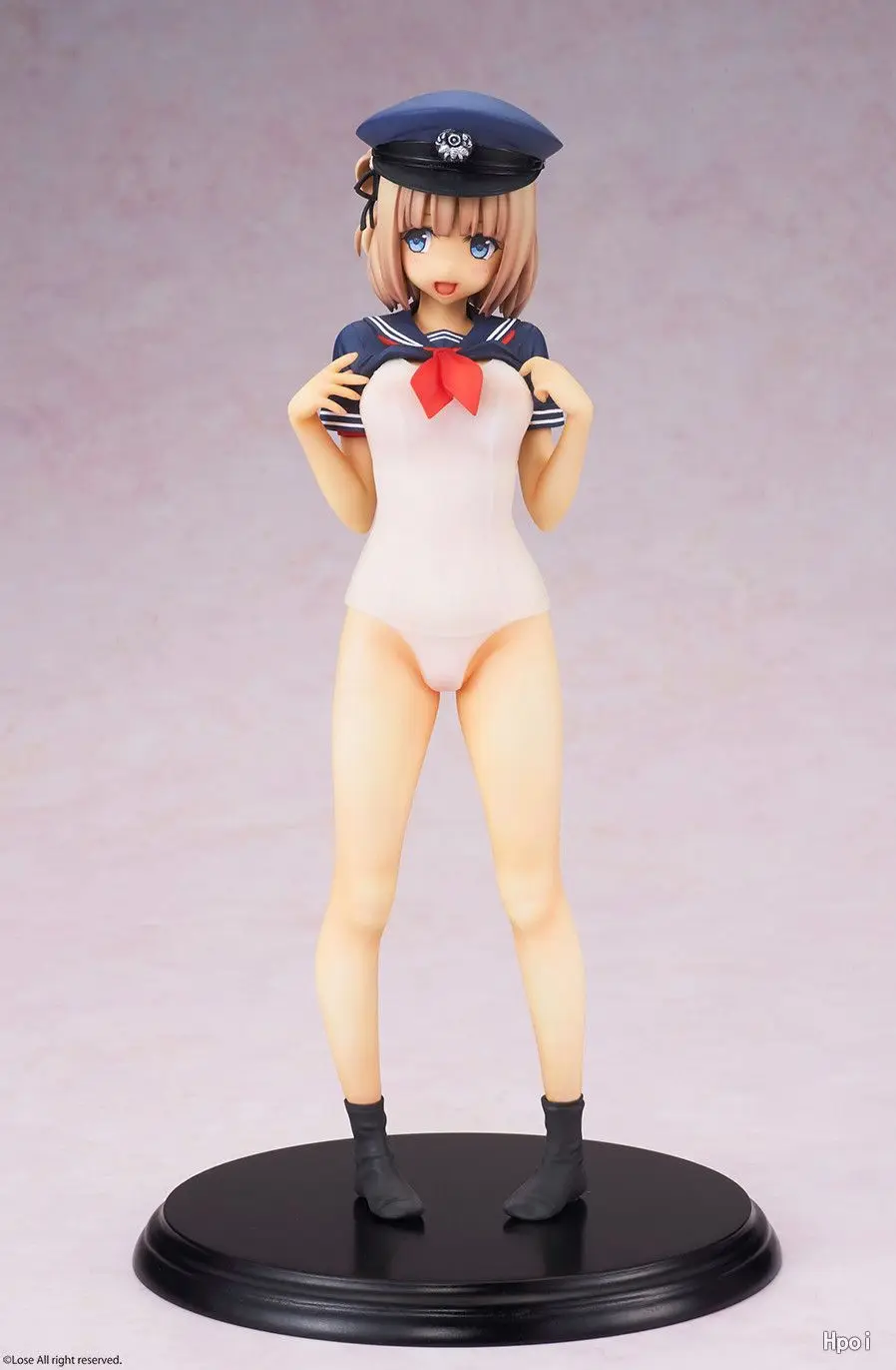 

My Railway Q-Six Young Clothing Paulette Blue White School Bathing Suit Railway Master Garage Kit