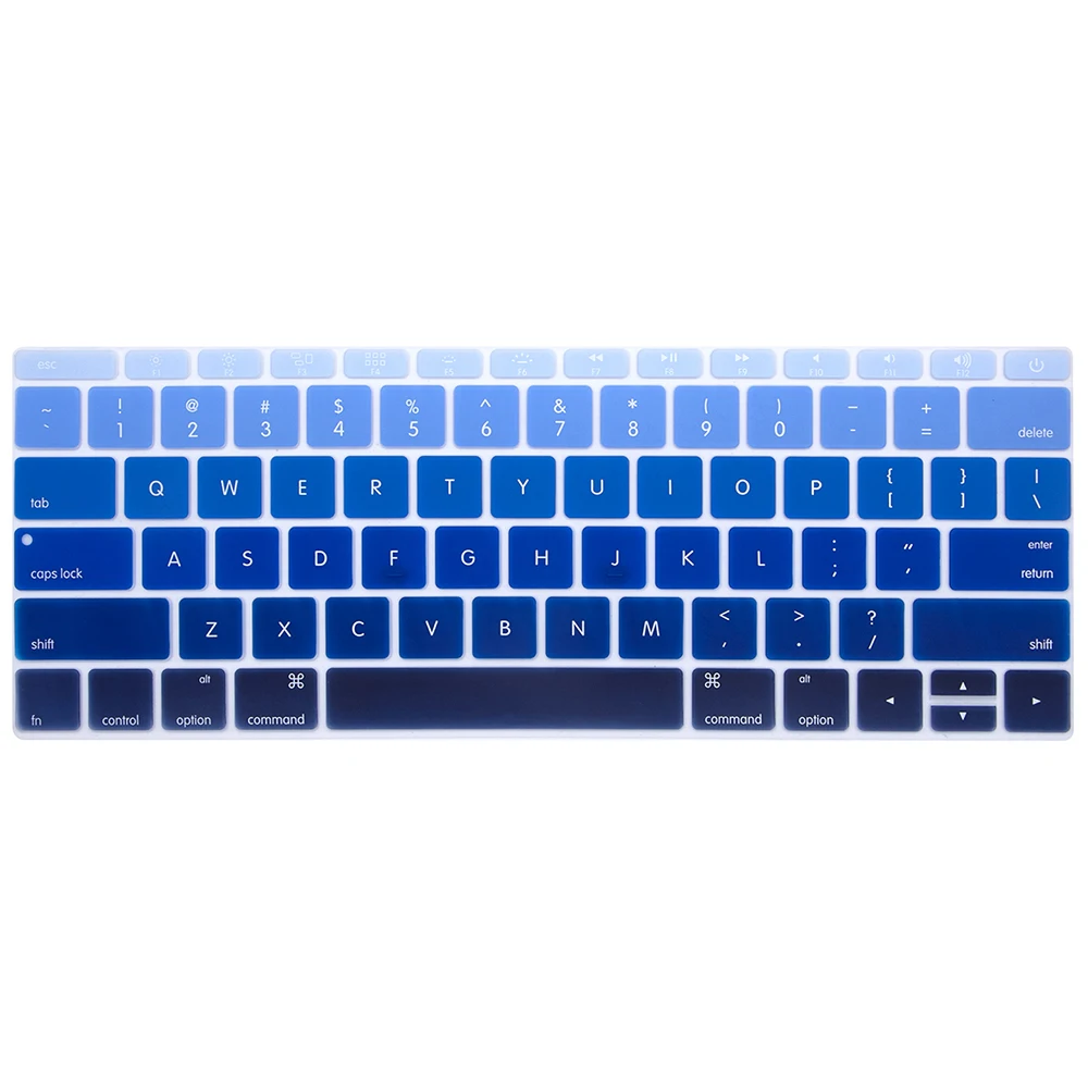 Радужная накладка на клавиатуру HRH Ombre силиконовый чехол для Macbook New Pro 13 дюймов A1708